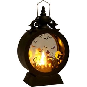 Neveance Lanterna de Vela de Halloween Lanternas Led Vintage para Festas de Natal