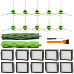 Uisave Pacote de 21 Peças Reposição para Irobot Roomba Série I&E I7 I7+ I3 I3+ I4 I4+ I6 I6+ I8 I8+/Plus E5 E6 E7 Robô Aspirador 1 Conjunto Escovas