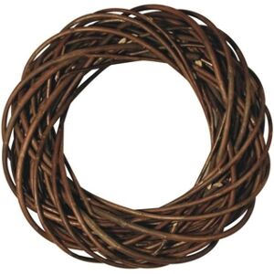 Rayher Coroa de vime, com casca, ø 25cm x 6cm, cor