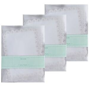 Neveance 30 Pcs Autocolantes de Renda Vintage Impermeáveis para Scrapbook e Planners