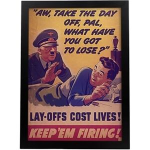 Nacnic Póster vintage de guerra 3. Com imagens de publicidade antigas e antigas.