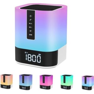 S/marca Alto Falante Bluetooth Neve Despertador/luz Noturna