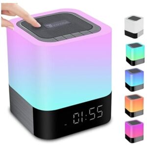 Tuserxln 1 Alto-Falante Bluetooth com Luz Modelo com Controle Remoto para Auxílio Ao Sono