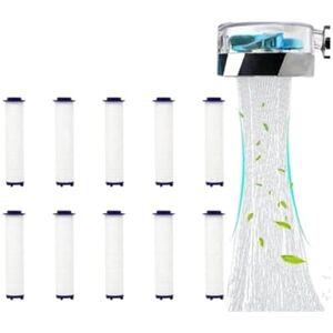 Ehstmind 10 Filtros Para Chuveiro Turbo Fan Usados Para Chuveiro De Mão Com Hélice Chuveiro