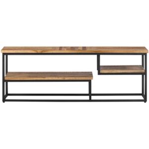 Pangshiyuan Móvel de Tv 110X30X39 Cm Teca Recuperada Maciça