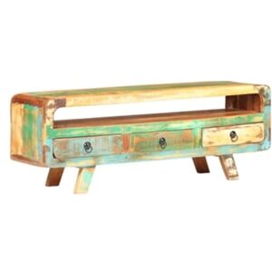 Comfortxl Móvel de Tv 117X30X41 Cm Madeira Recuperada Maci?A