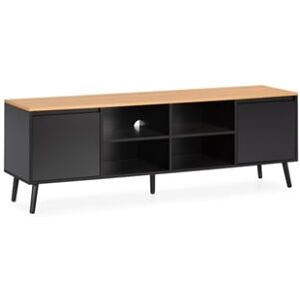 Vs Venta-Stock Móvel Tv Desi 2 Portas Cor Preto Vs Venta Stock