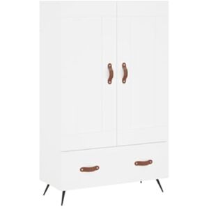 Vidaxl Aparador alto Branco Madeira processada (69,5x31x115 cm)
