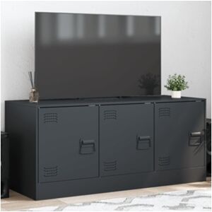 S/marca Móvel de Tv 99X39X44 Cm Aço Antracite