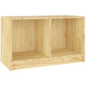 Vidaxl Móvel de tv Marrom Madeira de pinho (70x33x42 cm)