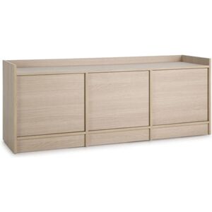Vs Venta-Stock Móvel TV Moscú (139x40x54 cm - Melamina - Castanho)