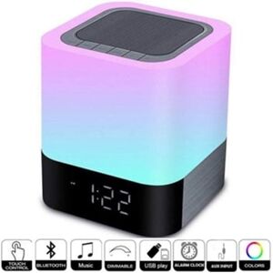 Kofihety Luminária de mesa com controle táctil e alto-falante Bluetooth CRRYNUO