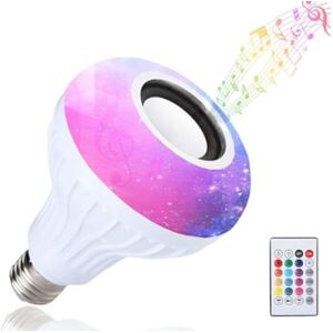 Eifson Lâmpada Led Rgb, Alto Falante Bluetooth Com Música Que Muda De Cor Com Controle Remoto