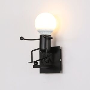 Goeco Candeeiro Applique Murale Vintage Lampe Murale Industrielle E27