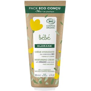 Klorane Bébé Bio creme hidratante embalagem eco 200 ml