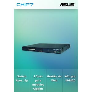 SWITCH ASUS 3112 12P GIGABIT LAY3 WEB RACK