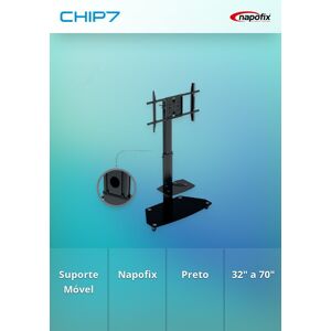 Suporte Móvel Napofix - Preto 32" a 70" - VWA1295B