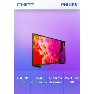 Televisão TV PHILIPS Série 4500 - 32" HD LED / Ultra Fina / Pixel Plus HD / 2x HDMI e EasyLink