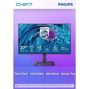 PHILIPS MONITOR IPS 27" 16:9 QHD HDMI DP COLUNAS HAS 275E2FAE/00