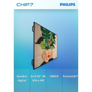 Monitor Profissional Philips - 65" 4K Ultra HD / 500CD / 24/7 / ANDROID - 65BDL4511D