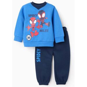 MARVEL HEROES Fato de Treino Cardado de Algodão para Bebé Menino 'Spidey', Azul Blue 24-36 Months