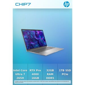 Portátil Hp Zbook G1i – Intel Core Ultra 7 265h / 32gb Ram / 1tb Ssd / 16" 2.5k / Windows 11 Pro