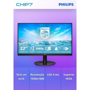 Philips Monitor Led 22" (21.5) 16:9 Fhd Vga Hdmi 221v8/00