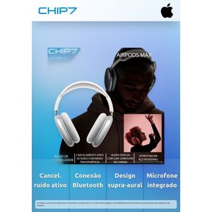 Apple Airpods Max - Auscultadores Supra-Aurais Com Microfonoe - Tamanho Completo - Bluetooth - Sem Fios - Cancelamento De Ruído Activo - Cinzento Espaço