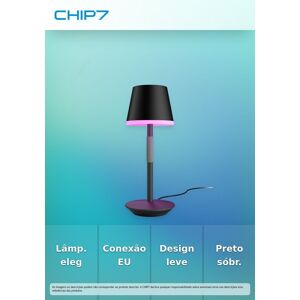 Signify Hue Belle Portable Lamp Black Eu/uk