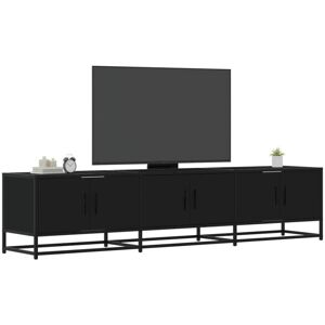 vidaxl Móvel de TV 180x35x41 cm derivados de madeira preto