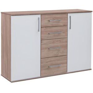 Saldosystocks Joana Cômoda Aparador 2 Portas e 4 Gavetas