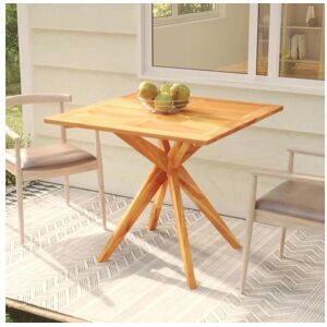 vidaxl Mesa de jardim 85x85x75 cm madeira de acácia maciça