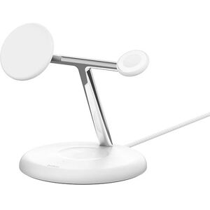 Belkin Base de Carregamento Wireless QI2 3 em 1 com MagSafe BOOST↑CHARGE™ - Branca