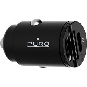 Puro Carregador de Isqueiro Mini Auto Bullet 30W - Preto