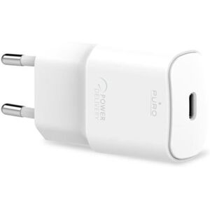 Puro Carregador USB-C Power Delivery White 20W - Branco