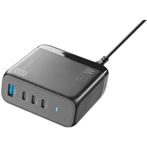 Cellular line Carregador Cellularline Casa Multipower 1x USB-A + 3x USB-C 150W Preto