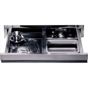 Gaveta de Aquecimento PKD 6070 p/ Acessórios de Máquinas de Café (Inox) - AEG