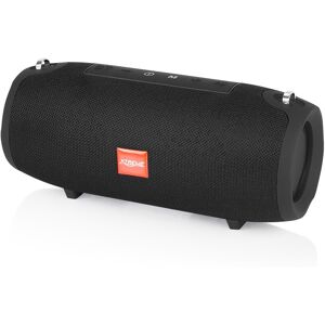Coluna Bluetooth Portátil 2x 6W c/ Rádio FM + AUX + Acessórios (Preto) - BLOW