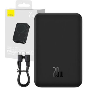 Powerbank Magnetic Mini Wireless Fast Charge 20000mAh 20W MagSafe (Preto) - BASEUS