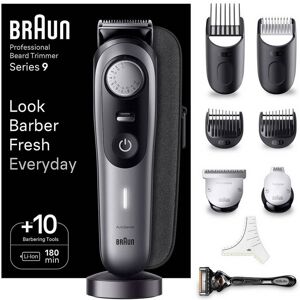 Aparador de Barba Profissional Series 9 c/ Gillette ProGlide - BRAUN