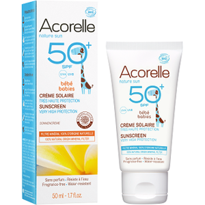 Acorelle Protetor Solar em Creme para Bebés SPF50+ 50 ml