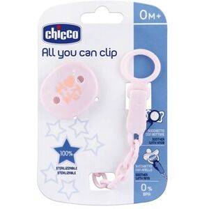 Chicco Clip de Chucha Universal Rosa 1 un