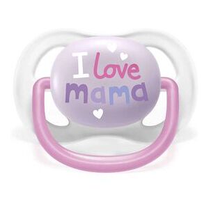 Philips Avent Chucha UltraAir Happy menina 0-6meses 2 un