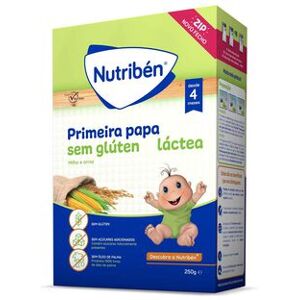 Nutribén Primeira Papa Bebé Sem Glúten Láctea 250 gr