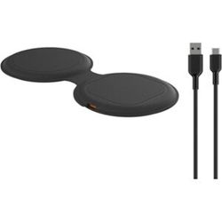 Carregador 2 em 1 GOODIS (Outlet Grade A - Wireless - 15W - USB-C - Preto)