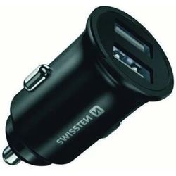 Carregador SWISSTEN Auto 2 x USB (4.8A)