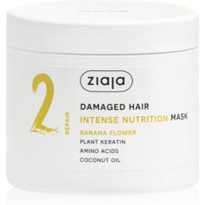 Ziaja Plant Essentials Banana Flower máscara capilar nutritiva para cabelo danificado 350 ml. Plant Essentials Banana Flower