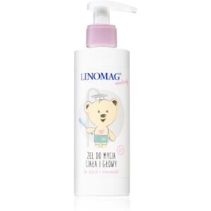 Linomag Emolienty Shampoo & Shower Gel gel de duche e champô 2 em 1 para bebés 0+ 200 ml. Emolienty Shampoo & Shower Gel