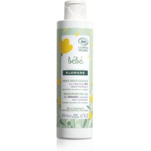 Klorane Bébé Multi-Purpose Oil óleo corporal nutritivo para pele de bebé 200 ml. Bébé Multi-Purpose Oil