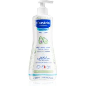 Mustela Bébé Bain gel de limpeza capilar e corporal para crianças 500 ml. Bébé Bain